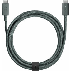 Кабель USB-C to USB-C Native Union Belt Cable Pro 240W Slate Green (2.4 m)