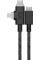Кабель USB-C to USB-C/Lightning Native Union Belt Cable Duo Pro 240W Cosmos Black (2.4 m) (BELT-PROCCL-COS-NP)