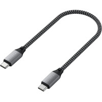Кабель USB-C to USB-C Satechi 100W Space Gray (25 cm) (ST-TCC10M)
