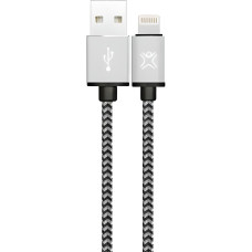 Кабель USB-A to Lightning XtremeMac Nylon Cable Silver (1.2 m) (XCL-PRC-83)