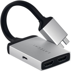 Адаптер Satechi Type-C Dual HDMI Adapter Silver (ST-TCDHAS)