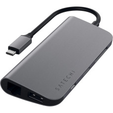 Адаптер Satechi Aluminum Type-C Multimedia Adapter Space Gray