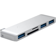 Адаптер Satechi Type-C USB 3.0 3-in-1 Combo Hub Silver