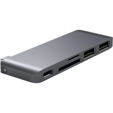 Адаптер Satechi Aluminum Type-C USB 3.0 Passthrough Hub Space Gray