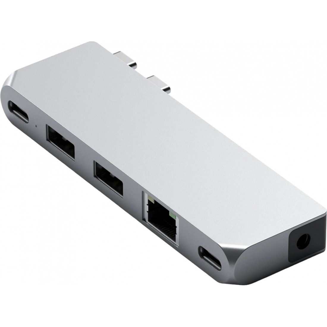 Адаптер Satechi Aluminum USB-C Pro Hub Mini Adapter Silver (ST-UCPHMIS)