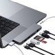 Адаптер Satechi Aluminum USB-C Pro Hub Max Adapter Space Gray (ST-UCPHMXM)