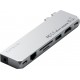 Адаптер Satechi Aluminum USB-C Pro Hub Max Adapter Silver (ST-UCPHMXS)