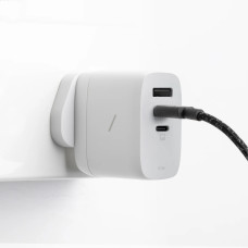 Мережевий зарядний пристрій Native Union Fast GaN Charger PD 67W 3 Ports White