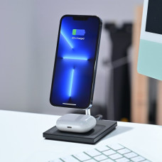 Бездротовий зарядний пристрій Native Union Snap Magnetic Wireless Charger Black