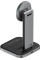 Satechi 2-in-1 Foldable Qi2 Wireless Charging Stand Space Gray