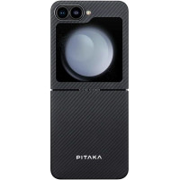 Чохол-накладка Pitaka MagEZ Case 5 Twill Black/Grey for Samsung Galaxy Z Flip 6