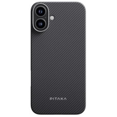 Pitaka Ultra-Slim Case Classic Twill 600D Black/Grey for iPhone 16