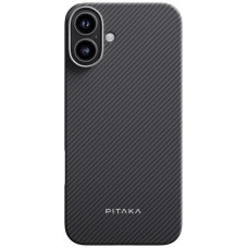 Pitaka Ultra-Slim Case Classic Twill 600D Black/Grey for iPhone 16 Plus