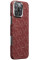 Pitaka Tactile Woven Case Monogram Red/Gold for iPhone 16 Pro