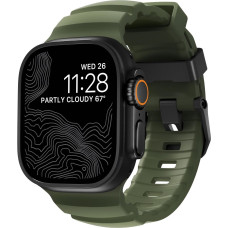 Nomad Rocky Point Band Black Titanium Hardware Forest 46mm/49mm