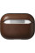 Nomad Modern Leather Case Brown for Airpods Pro 2nd Gen