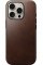 Nomad Modern Leather Case Rustic Brown Horween for iPhone 16 Pro Max