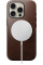 Nomad Modern Leather Case Rustic Brown Horween for iPhone 16 Pro Max