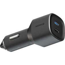 Nomad Dual Port USB-C 70W Car Charger Black