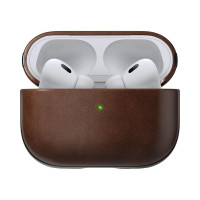 Чохол Nomad Modern Leather Case Rustic Brown Horween for Airpods Pro 2nd Gen (NM01997085)