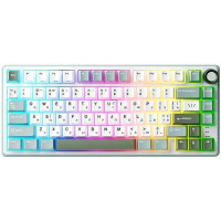 Royal Kludge R75 Wired UA\RU\ENG Cherry Profile (Silver Switch) Sky Cyan (RK-R75UARUENG-CHP-SS-SC)