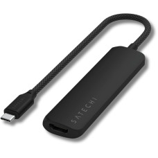 Satechi 4-in-1 USB-C Slim Multiport Adapter 4K Black