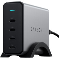 Мережевий зарядний пристрій Satechi 165W USB-C 4-Port PD GaN Charger Space Gray