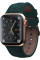 Ремінець для годинника Njord Salmon Leather Strap Dark Green for Apple Watch 41mm/40mm