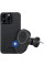 Набір чохол та автотримач Pitaka MagEZ Case 4 Twill 1500D Black/Grey для iPhone 15 Pro (KI1501P) та Car Mount Pro 2 Car Vent Black (CM2303N)