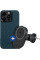 Набір чохол та автотримач Pitaka MagEZ Case 4 Twill 1500D Black/Blue для iPhone 15 Pro (KI1508P) та Car Mount Pro 2 Car Vent Black (CM2303N)