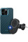 Набір чохол та автотримач Pitaka MagEZ Case Pro 4 Twill 1500D Black/Blue для iPhone 15 Pro (KI1508PPA) та Car Mount Pro 2 Car Vent Black (CM2303N)