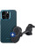 Набір чохол та автотримач Pitaka MagEZ Case Pro 4 Twill 1500D Black/Blue для iPhone 15 Pro Max (KI1508PMPA) та Car Mount Pro 2 Car Vent Black (Tesla) (CM2302T)