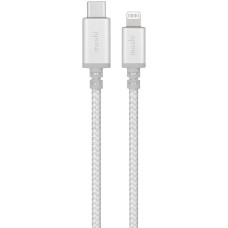 Кабель USB-C to Lightning Moshi Integra™ Cable Jet Silver (1.2 m) (99MO084105)