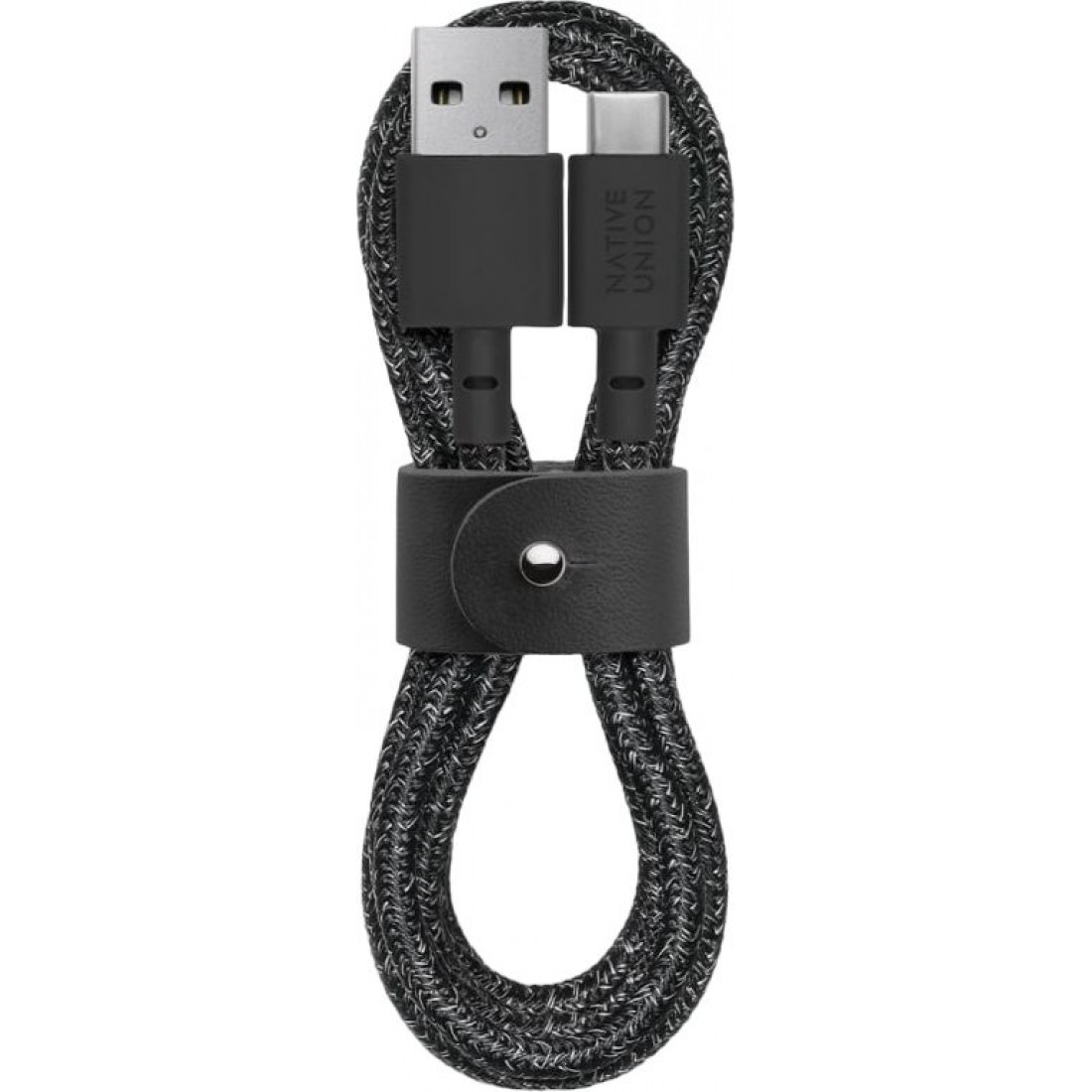Native Union Belt Cable USB-A to USB-C Cosmos Black (1.2 m) (BELT-AC-COS-NP)