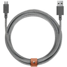 Кабель USB-A to USB-C Native Union Belt Cable Zebra (3 m)