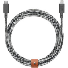 Кабель USB-C to Lightning Native Union Belt Cable XL Zebra (3 m)