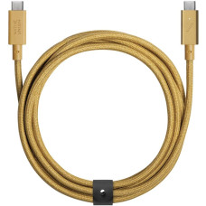 Кабель USB-C to USB-C Native Union Belt Cable Pro 240W Kraft (2.4 m)