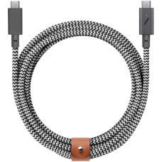 Кабель USB-C to USB-C Native Union Belt Cable Pro 240W Zebra (2.4 m)