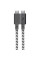 Кабель USB-C to USB-C Native Union Belt Cable Pro 240W Zebra (2.4 m) (BELT-PRO2-ZEB-NP)