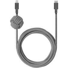 Кабель USB-C to Lightning Native Union Night Cable Zebra (3 m)