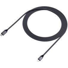 Кабель USB-C to Lightning Satechi Cable Space Gray (1.8 m) (ST-TCL18M)