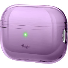 Чохол Elago Clear Case with Nylon Lanyard Deep Purple для Airpods Pro 2nd Gen (EAPP2CL-BA+ROSTR-DPU)