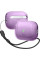 Чехол Elago Clear Case with Nylon Lanyard Deep Purple для Airpods Pro 2nd Gen (EAPP2CL-BA+ROSTR-DPU)