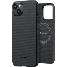 Чохол-накладка Pitaka MagEZ Case 4 Twill 600D Black/Grey для iPhone 15 Plus (KI1501MA)