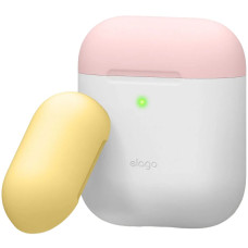 Чехол Elago Duo Case White/Pink/Yellow для Airpods (EAPDO-WH-PKYE)
