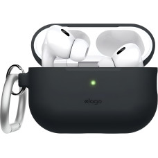 Elago Silicone Hang Case Black for Airpods Pro 2nd Gen (EAPP2CSC-ORHA-BK)