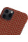 Чохол-накладка Pitaka MagEZ Case Herringbone Red/Orange для iPhone 12 Pro (KI1207P)