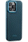 Pitaka MagEZ Case Pro 4 Twill 1500D Black/Blue for iPhone 15 Pro (KI1508PPA)