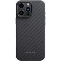 Чохол Pitaka Military-Grade Protective Case Classic Twill 600D Black/Grey for iPhone 16 Pro Max (KI1601PMPA)