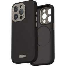 Чохол-накладка Moshi Napa Slim Hardshell Case Midnight Black для iPhone 15 Pro (99MO231103)